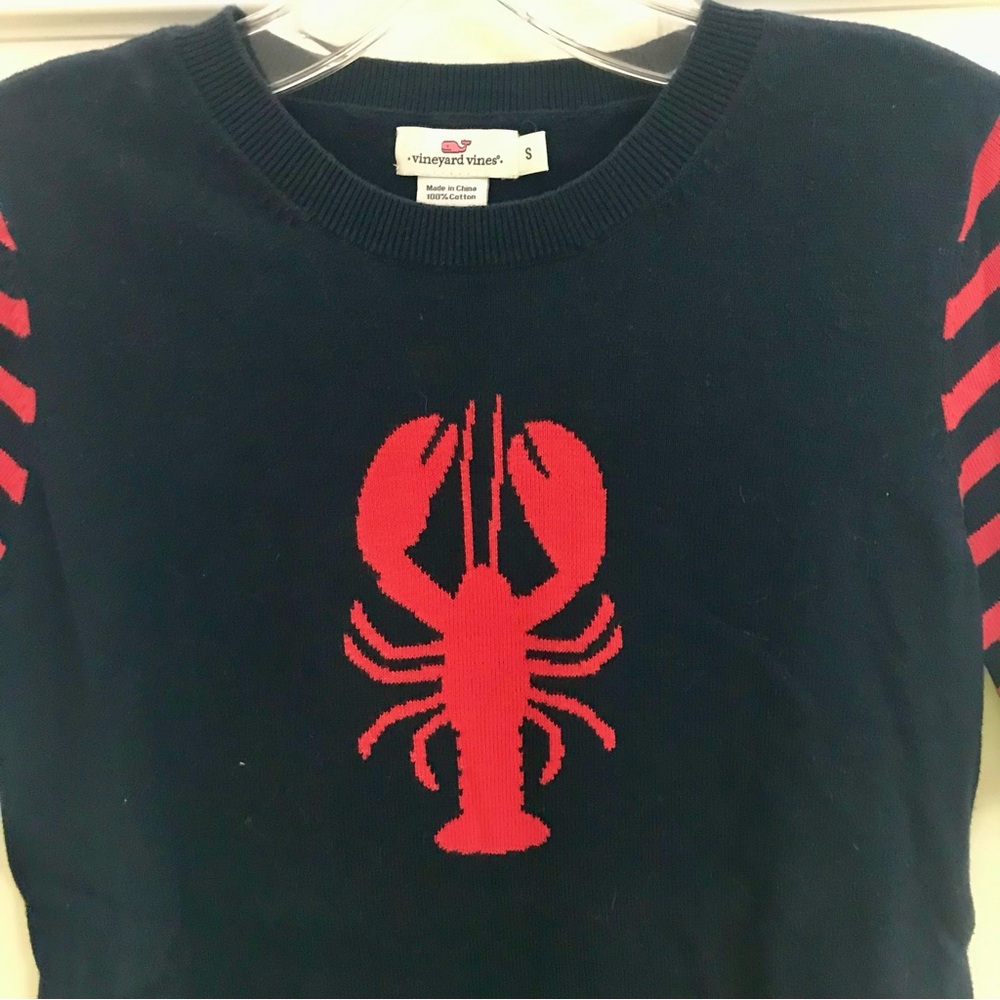 VINEYARD VINES Lobster Detail Sweater *Cotton* - Picture 3 of 7